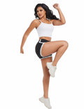 Aesphelia Sexy Lace Trim Anti-Chafing Shorts Black Size M by Deal US