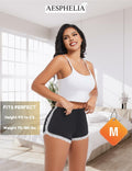 Aesphelia Sexy Lace Trim Anti-Chafing Shorts Black Size M by Deal US