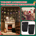 Blulu 300 Pcs Mini Christmas Light Hooks Self Adhesive Cable Clips White by Deal US