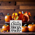 PQV Funny Ghost Wooden Box Sign Desk Decor Home Farmhouse Office by Deal US
