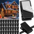 Blulu 300 Pcs Mini Christmas Light Hooks Self Adhesive Cable Clips White by Deal US