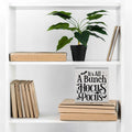PQV Funny Ghost Wooden Box Sign Desk Decor Home Farmhouse Office by Deal US