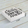PQV Funny Ghost Wooden Box Sign Desk Decor Home Farmhouse Office by Deal US