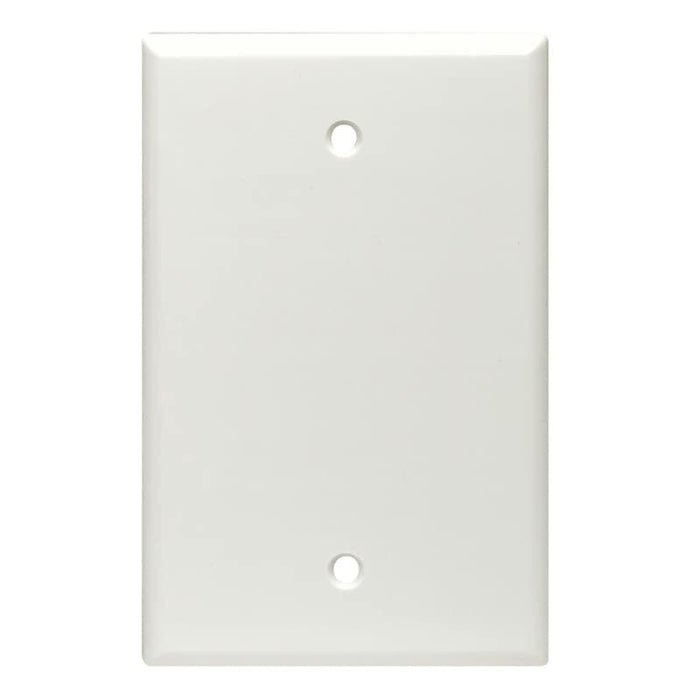 Leviton 1-Gang Rectangle Wall Plate Plastic Cover White by Deal US