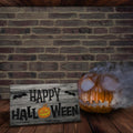 JennyGems Halloween Wooden Sign Indoor Decor Bats Pumpkin Made in USA by Deal US