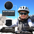 VigorGlove Kids Running Thermal Fleece Touch Screen Gloves Black Size S by Deal US