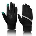 VigorGlove Kids Running Thermal Fleece Touch Screen Gloves Black Size S by Deal US