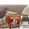 SSQBZU New Born Baby 'My 1st Christmas' Photo Frame 4x6 White by Deal US