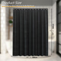 SPEPLA Shower Curtain Liner 71x71 White Waterproof Washable with Hooks by Deal US