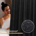 SPEPLA Shower Curtain Liner 71x71 White Waterproof Washable with Hooks by Deal US