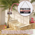 Welcome Sign Autumn Decor Football Season Fall Door Hanger Outdoor Porch by Deal US