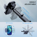 CINDRO Car Phone Holder Mount Military-Grade Suction Universal Black by Deal US