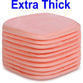 Extra Thick Reusable Microfiber Makeup Remover Cloths 10 Pack Pink Gift Box by Deal US