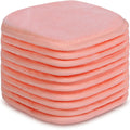 Extra Thick Reusable Microfiber Makeup Remover Cloths 10 Pack Pink Gift Box by Deal US