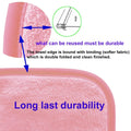 Extra Thick Reusable Microfiber Makeup Remover Cloths 10 Pack Pink Gift Box by Deal US