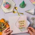 Birthday Cards Assortment Women Gold Foil 4x6 Envelopes 24 Pack by Deal US