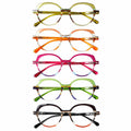 VisiWell Reading Glasses Women Blue Light Blocking 5 Pack 1.50 Mix Colors by Deal US
