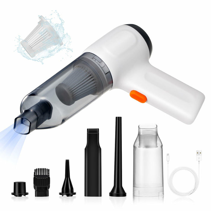 Aumotop Handheld Mini Vacuum Cleaner 8000PA Cordless Portable Black by Deal US