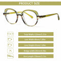 VisiWell Reading Glasses Women Blue Light Blocking 5 Pack 1.50 Mix Colors by Deal US
