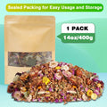 Fokzucyo Chicken Nesting Herbs 14oz Natural Premixed 8 Dried Flowers Herbs by Deal US