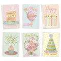 Birthday Cards Assortment Women Gold Foil 4x6 Envelopes 24 Pack by Deal US
