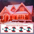 Brightown C9 LED Christmas String Lights 33ft 50 LED Red Waterproof Green Wire by Deal US