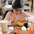 Reicyfang 24 Pcs Mini Artificial Pumpkin Decor Rustic Harvest Orange Set by Deal US