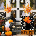 Halloween Garden Flag 12x18in Double Sided Black Cat Yard Outdoor Decor by Deal US