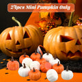 Reicyfang 24 Pcs Mini Artificial Pumpkin Decor Rustic Harvest Orange Set by Deal US