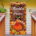 Friendsgiving Party Door Cover Banner Large Autumn 6x2.9 Ft Backdrop by Deal US