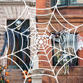 Goklmn Spider Webs Halloween Decorations Outdoor 10.5ft 7 Coils White by Deal US