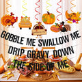 Funny Friendsgiving Banner Black Thanksgiving Decorations Party Decor by Deal US