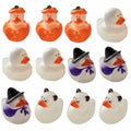 Fun Express Mini Glow-in-The-Dark Halloween Rubber Duckies 1" Pack of 12 by Deal US