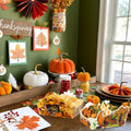 Thanksgiving Disposable Snack Bowls 24pcs Autumn Theme Party Supplies by Deal US