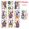 RUOKEXIN Halloween Window Stickers 101 Pcs Double-Sided Removable Decals by Deal US