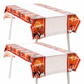 Aiyorse Basketball Tablecloth 71x43in Disposable Waterproof Plastic Table Cover by Deal US