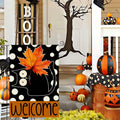 Halloween Garden Flag 12x18in Double Sided Black Cat Yard Outdoor Decor by Deal US