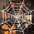 Goklmn Spider Webs Halloween Decorations Outdoor 10.5ft 7 Coils White by Deal US
