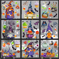 RUOKEXIN Halloween Window Stickers 101 Pcs Double-Sided Removable Decals by Deal US