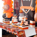 Aiyorse Basketball Tablecloth 71x43in Disposable Waterproof Plastic Table Cover by Deal US