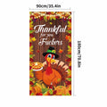 Friendsgiving Party Door Cover Banner Large Autumn 6x2.9 Ft Backdrop by Deal US