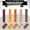 Halloween 50 Pairs 9.4in Bamboo Disposable Chopsticks Sleeved Party Gifts by Deal US