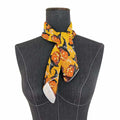 PMAIHNAS Women's Fashion Silk Halloween Pumpkin Satin Scarf 23.6x23.6 by Deal US
