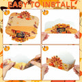 Thanksgiving Disposable Snack Bowls 24pcs Autumn Theme Party Supplies by Deal US