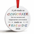 BEST Canvas Wall Art Funny Christmas Ornaments 2023 Gifts for Coworkers by Deal US