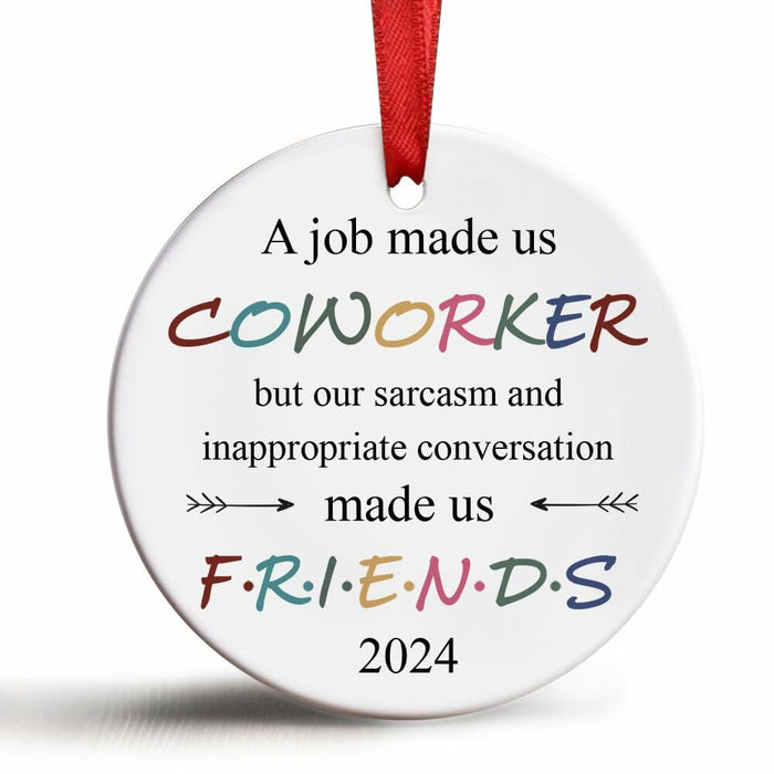 BEST Canvas Wall Art Funny Christmas Ornaments 2023 Gifts for Coworkers by Deal US