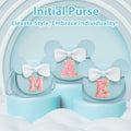 OYLOLA Toddler Girls Purse Initial Birthday Gift Blue X Ages 3-8 by Deal US
