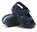 INMINPIN Toddler Boys Girls Buckle Sandals Adjustable Back Strap Navy Size 5 by Deal US