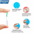 Fawnmum Soft-Picks Advanced Dental Picks 300 Count with Travel Case by Deal US