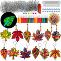 Ayhuhra Valentine Monster Suncatchers Craft DIY Kit 28 Sets by Deal US
